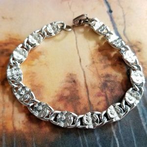Vintage Sarah Coventry bracelet snail link chain bracelet